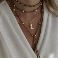 Choker Camurça Esferas