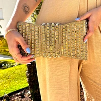 Bolsa Clutch Laço com Cristais