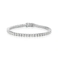 Pulseira Riviera Cristal 4 Pontas 3mm