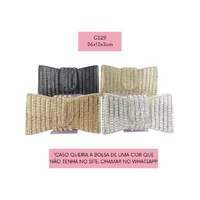 Bolsa Clutch Laço com Cristais