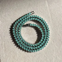 Colar Riviera Acquamarine 3 Pontas com Fecho Joia