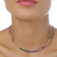 Choker Riviera Candy Color Coração 3 Garras