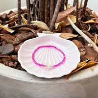 Pulseira Cristais com Pérola de Água Doce