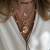 Choker Camurça Esferas