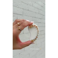 Brincos Trio Ponto de Luz Seis Garras - Pino em Prata 925