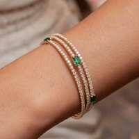 Bracelete Espiral com Microzircônias