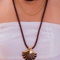 Cordão Marroquino com Concha