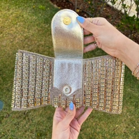 Bolsa Clutch Laço com Cristais