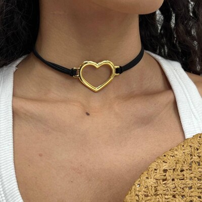 Foto Choker Camurça Cowgirl Love