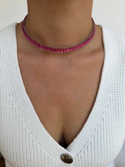 Foto Choker Aro Riviera Navete Rígida