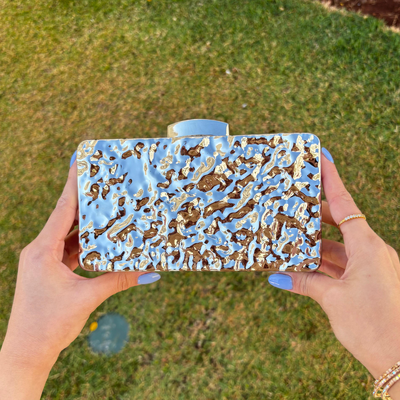Foto Bolsa Clutch Martelada