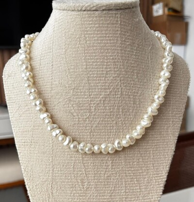 Foto Colar de Pérola de Água Doce Fake