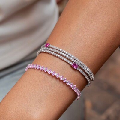 FotoBracelete Espiral com Microzircônias