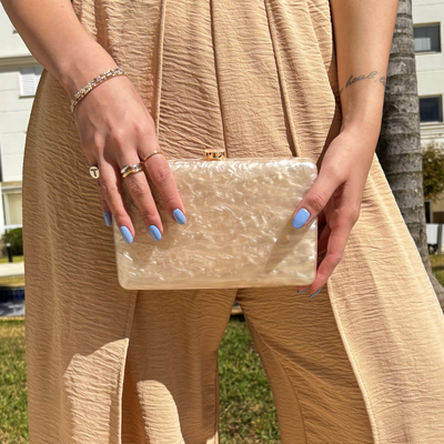 FotoBolsa Clutch Perolada