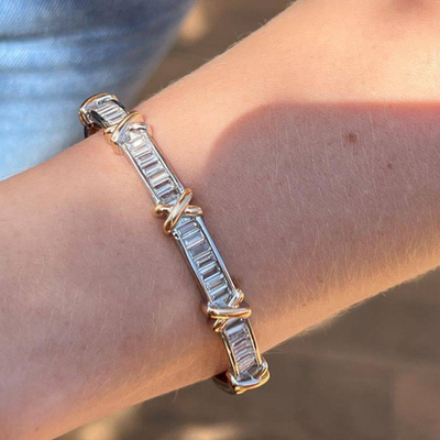 Foto Bracelete Pedras X Banho Duo