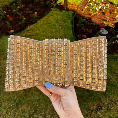 Foto Bolsa Clutch Laço com Cristais