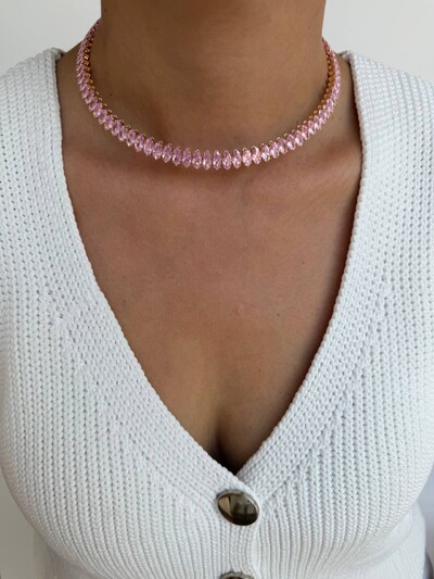 Foto Choker Aro Riviera Navete Rígida