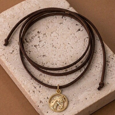 Foto Choker Camurça Western