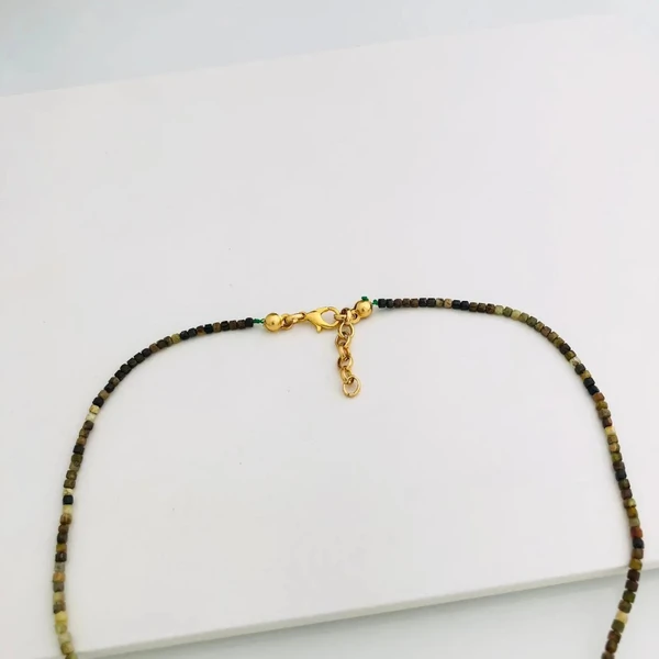 Colar Cristal com Pingente Brasil