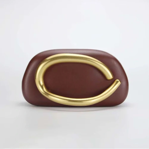 Bolsa Clutch Orgânica Metal Fosco