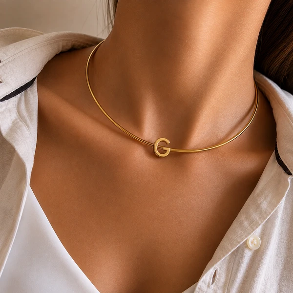 Choker Aro com Letra