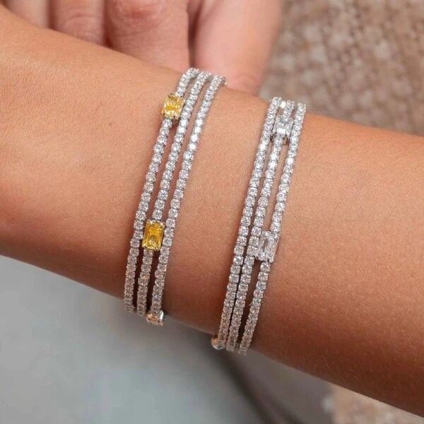 Bracelete Espiral com Microzircônias