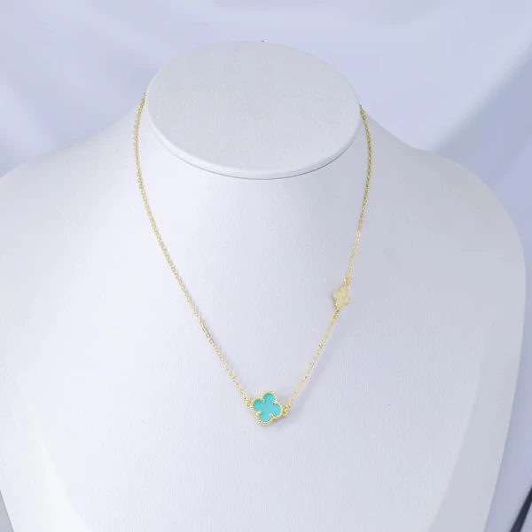 Conjunto Trevo Verde Água