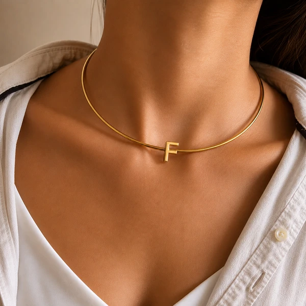 Choker Aro com Letra