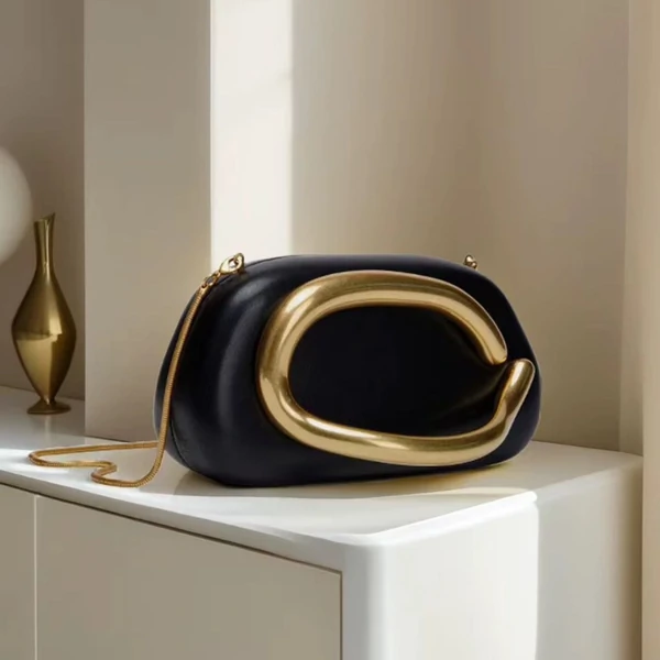 Bolsa Clutch Orgânica Metal Fosco