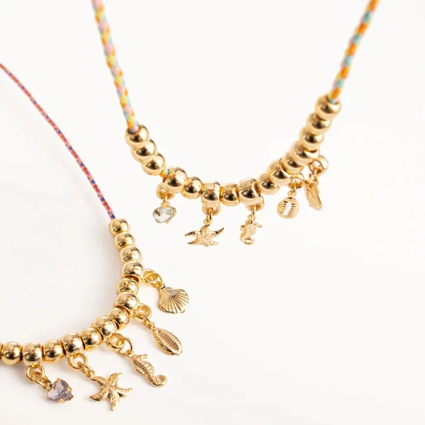 Choker com Pingentes Praia