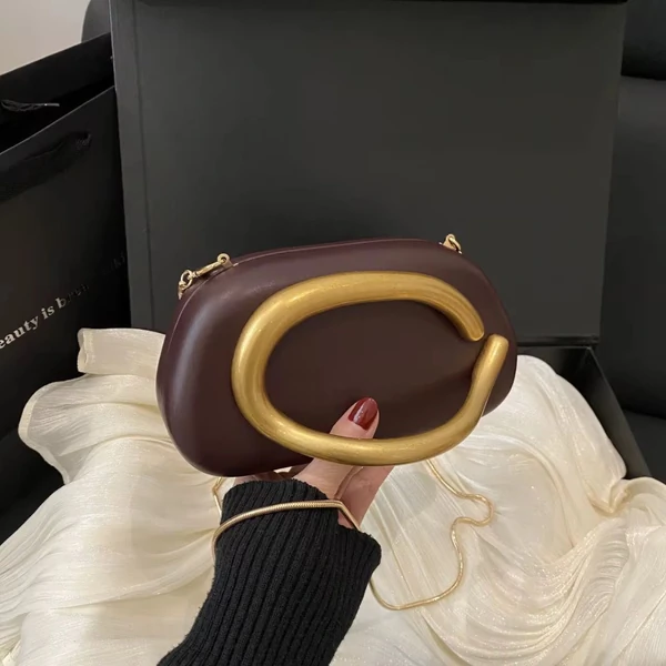 Bolsa Clutch Orgânica Metal Fosco