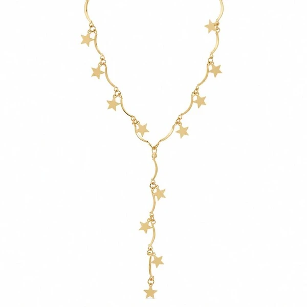 Colar Gravatinha Mini Estrelas