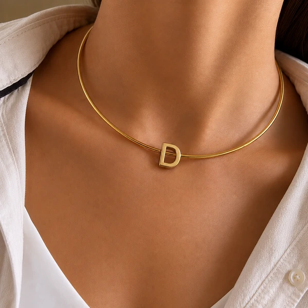 Choker Aro com Letra