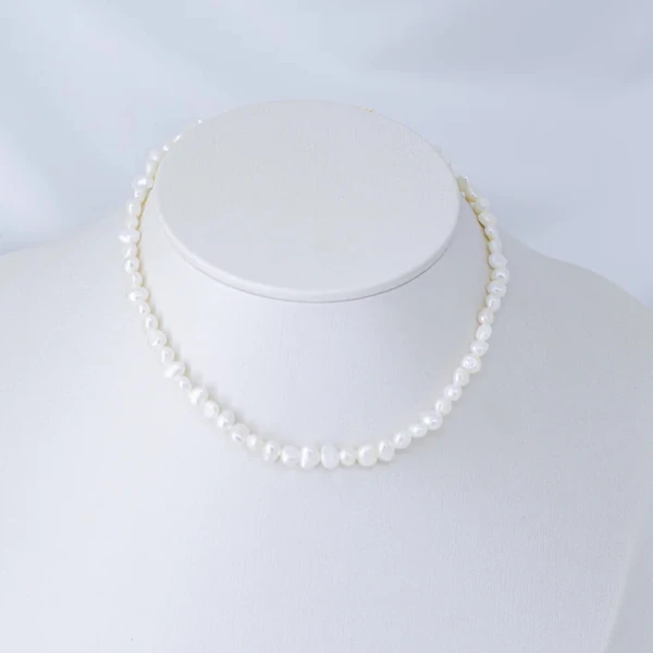 Choker Pérola Natural de Água Doce