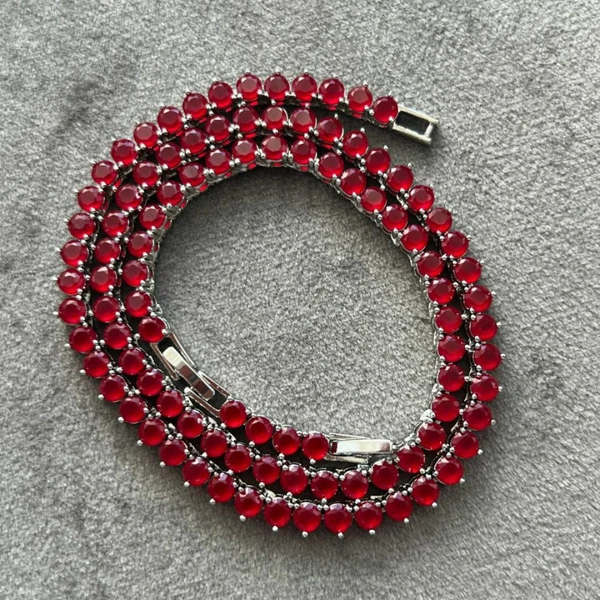 Colar Riviera Cherry 3 Pontas com Fecho Joia