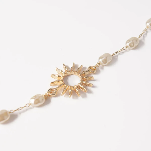 Pulseira Regular Sol & Pérolas