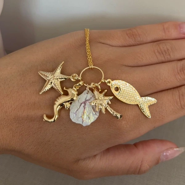 Colar Longo Patuá Mar