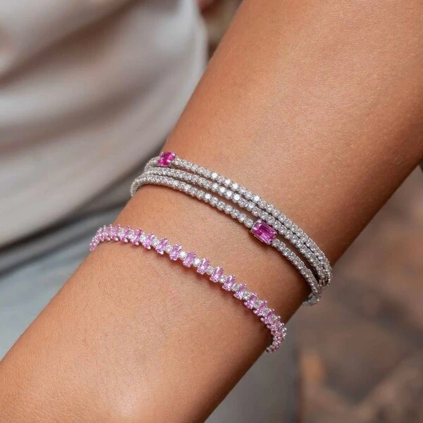 Bracelete Espiral com Microzircônias