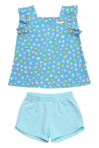 Conjunto Meninas Regata E Shorts
