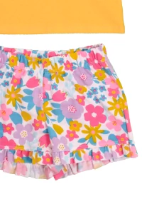 conjunto infantil feminino blusa cute com estampa e shorts