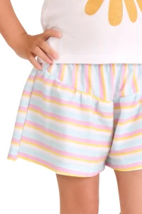 conjunto infantil feminino the sun blusa manga curta e shorts