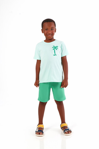 Foto Conjunto Sunset Camiseta E Bermuda