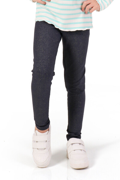 Foto Legging Feminina Infantil Em Cotton Com Glitter