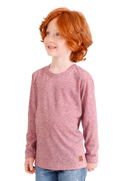 Foto Camiseta Manga Longa Botonê Infantil Masculina Em Algodão