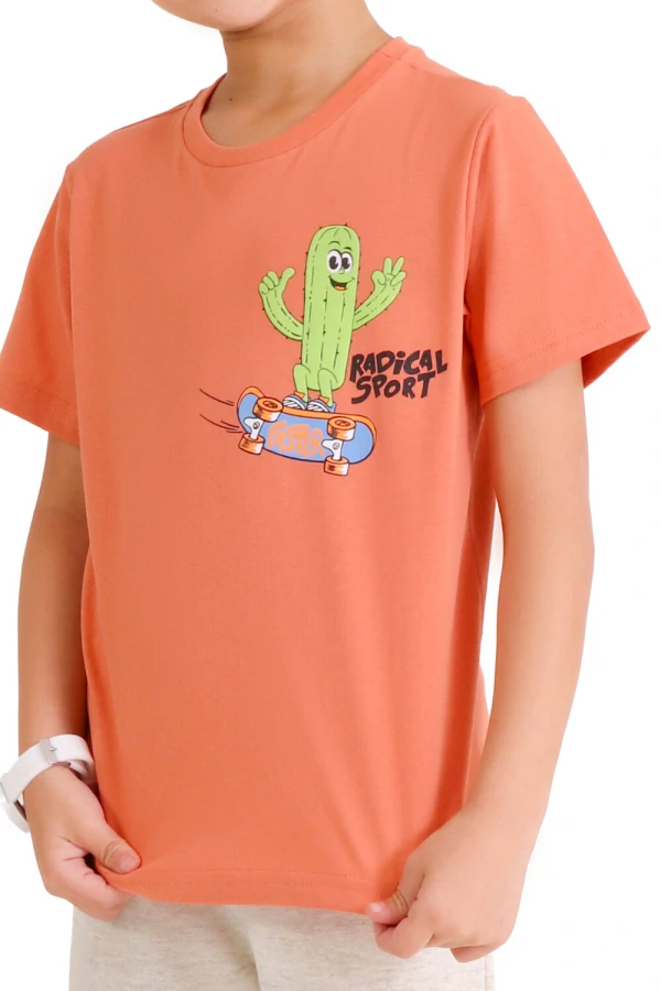 conjunto infantil masculino radical sports camiseta e bermuda com friso