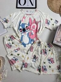 Pijama Stitch Branco
