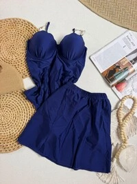 Conjunto Maiô E Saia Paris 03043