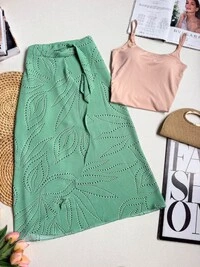 Saia Envelope Verde Maressa