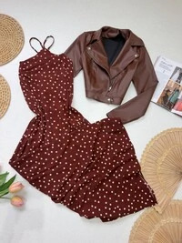 Vestido Poá Agatha 000259