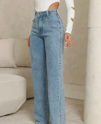 Calça Widleg Marcellus com Brilho 8033